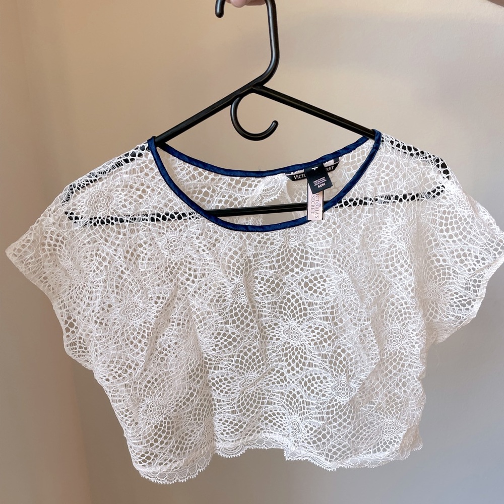 Victoria’s Secret Lace Crop Top lingerie NWT